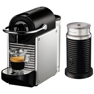 Nespresso Pixie Espresso Machine with Aeroccino by De'Longhi - Aluminum