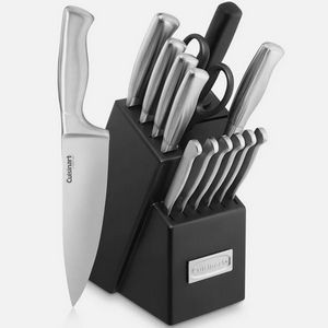 Cuisinart® Stainless Steel Hollow Handle 15 Piece Cutlery Block Set