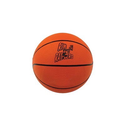 Mini Rubber Basketball (7" diameter)