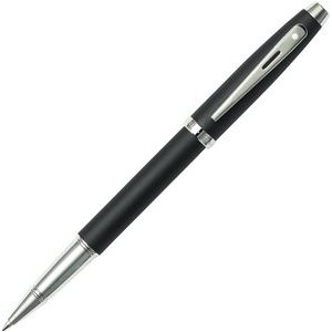 Sheaffer® 100 Matte Black Rollerball Pen with Nickel Plated Trims