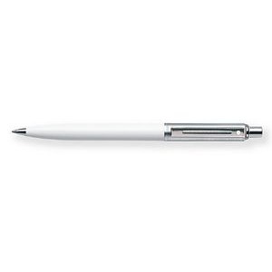 Sheaffer® Sentinel® White Barrel Ballpoint Pen w/Brushed Chrome Cap