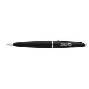 Cross® ATX® Basalt Black Ballpoint Pen with Chrome Plated Appointments