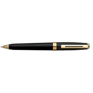 Sheaffer® Prelude® Black Matte Ballpoint Pen w/22K Gold Plate