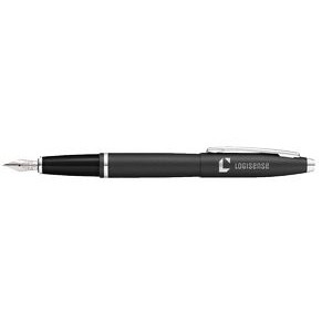 Cross® Calais™ Matte Black Fountain Pen with Stainless Steel Nib