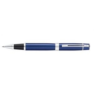 Sheaffer® 300 Glossy Blue Rollerball Pen with Chrome Plated Trims