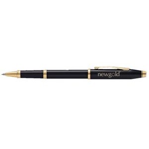 Cross® Century II® Black Lacquer/Gold Plated Selectip® Rollerball Pen