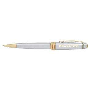 Cross® Bailey™ Medalist Chrome Ballpoint Pen with Gold Accents
