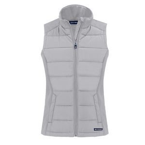 Cutter & Buck Ladies Eco Softshell Recycled Full Zip Vest