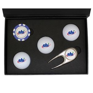 Scotsman's Divot Tool Premium Gift Box with Domed Poker Chip