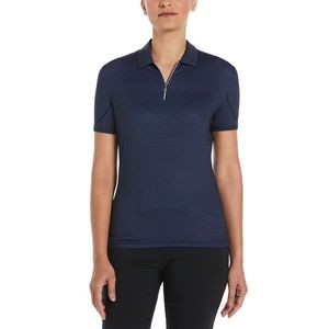 Callaway Ladies All-Over Stitched Chev Polo