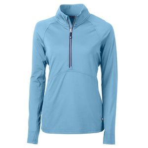 Cutter and Buck Ladies Adapt Eco Knit Stretch Pullover