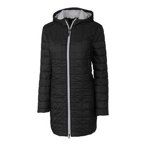 Cutter and Buck Ladies Rainier Insulated Hooded Long Coat