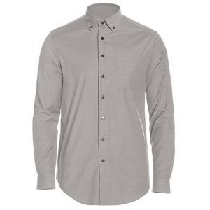 Perry Ellis Heathered Woven Shirt (Big and Tall)