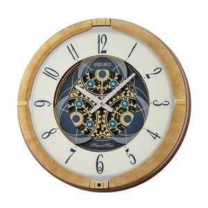 Seiko QXM387G Melodies in Motion Clock - Gold Marble