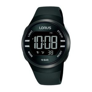 Lorus R2333N Digital Chronograph Unisex Sports Watch - Black