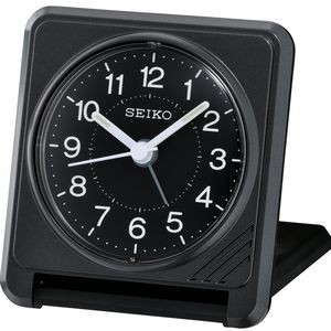 Seiko QHT015K Travel Alarm Clock - Black
