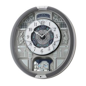 Seiko QXM366S Melodies in Motion Clock - Silver