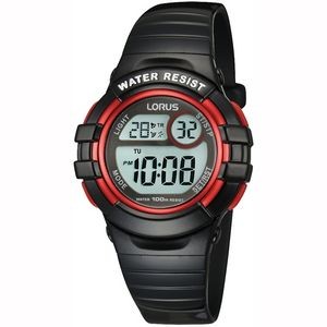 Lorus R2379H Multi-Functional Digital Watch - Black