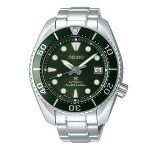 Seiko Diver's SPB103 Automatic Watch - Silver & Green