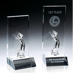 Thriving Golfer Award - Small (3 1/8"x2 7/8"x6 5/8")