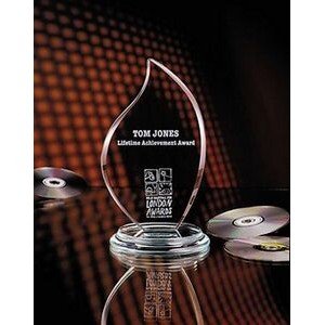 Glass Flame Award (6.5"x10.5")