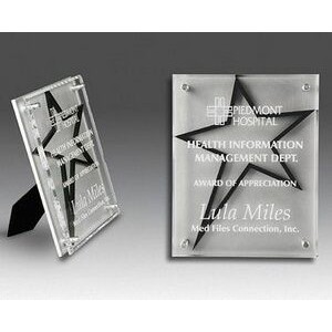 Star Stand-out Plaque Award - Small (8x10")