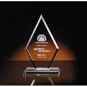 Clipped Diamond Beveled Award (5