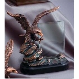 Eagle Glass Plaque Award (9.5" Tall)