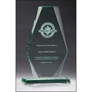 Premium Series Jade Glass Award (5.875"x9.5")