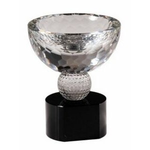 Crystal Golf Bowl Award - Small