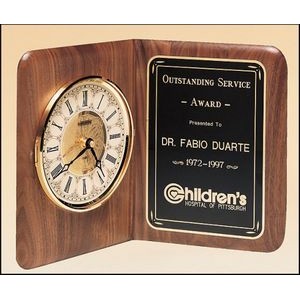 American Walnut Clock Award (12.5"x9.5")