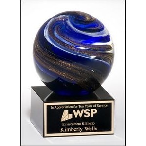 Glass Globe Award w/Glass Base
