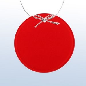 Red Circle Ornament