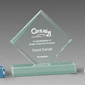 Diamond Jewel Bevel Award - Large (6"x7")