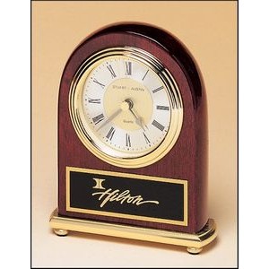 Rosewood Stained Clock (4"x5")