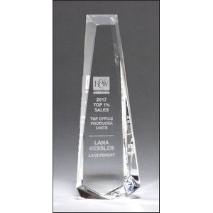 Crystal Obelisk Award (5.125"x11")