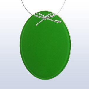 Green Oval Ornament