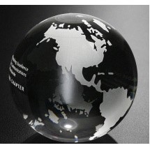 Continental Globe 3-1/8" Dia.
