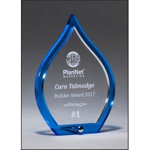Blue Flame Acrylic Award (4.5"x6.5")