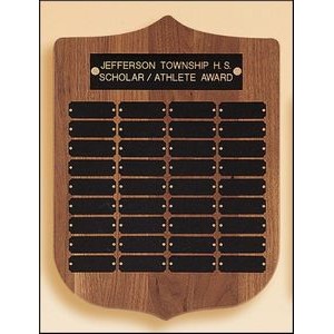 Perpetual plaque with 2 plate combinations