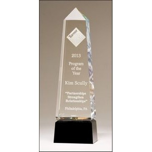 Crystal Obelisk Award (2.875"x9.75")