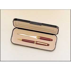 Euro pen and letter opener set