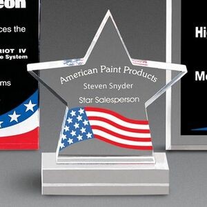 Freedom Star on Base Award (5"x5.75")