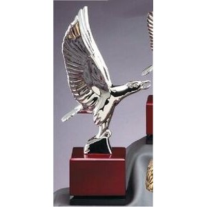 Nickel Plated Executive Eagle Award - Large (14.5" Tall)