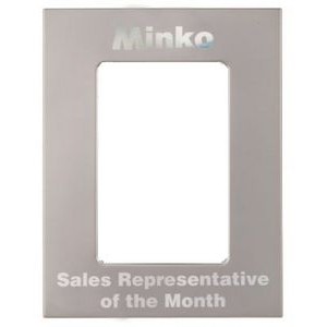 Matte Silver Frame (Small, holds 4x6