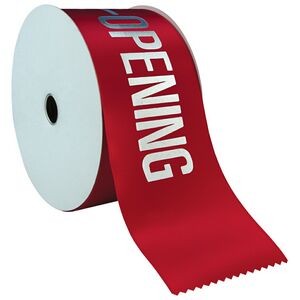 Custom Printed 100 Yard Ribbon Roll (4" Wide)