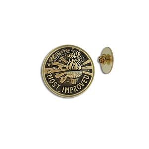 1" Most Improved Lapel Pin