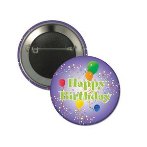 Happy Birthday Balloon Button (2-1/4")