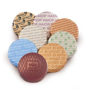 Chocolate Round w/ Custom Imprint on Foil