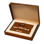 Flip-Box Gift Card Box w/Plastic Insert